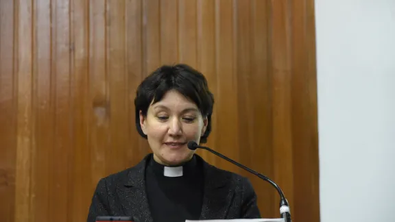 Rev. Dr Anne Burghardt, Secretaria General de la Federación Luterana Mundial envió una carta a la IECLB. Foto: FLM/E.Albrecht