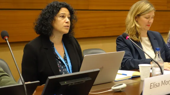 Elisa Morgera, relatora especial de la ONU sobre Derechos Humanos y Cambio Climático. Foto: Laurence Blattmer