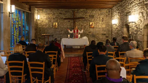 Morning Prayer in the Chapel. Photo: LWF/S. Gallay