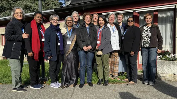 Women members of the TEF steering group and LWF staff at the meeting in Geneva. Photo: LWF/S. Harasta