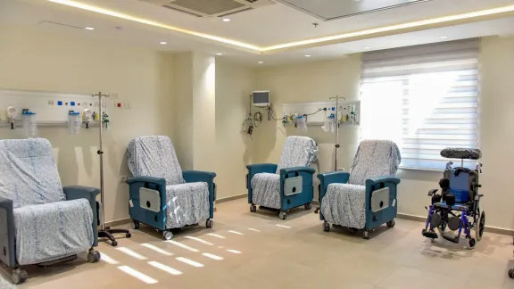 Seats wait to accommodate patients during simple treatments and diagnostic. Photo: AVH