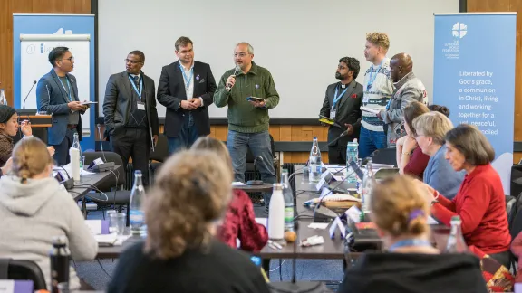 Rev. Dr Sivin Kit, LWF Director for Theology, Mission and Justice with other participants in the Gender Justice Consultation