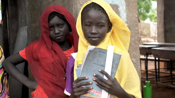 Students in Kaya refugee camp. Photo:LWF/C. Kästner-Meyer