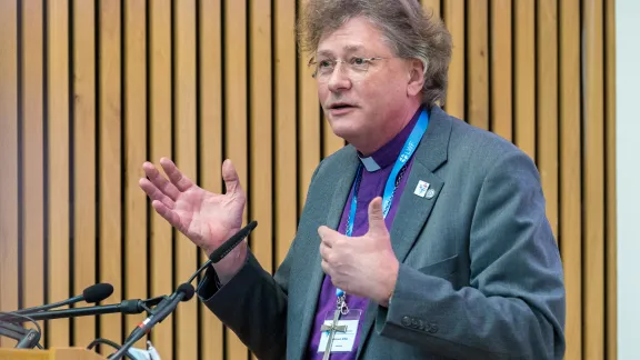 Pfarrer Dr. Andreas Wöhle, Präsident der Lutherischen Synode der Protestantischen Kirche in den Niederlanden. Foto: LWB/Albin Hillert