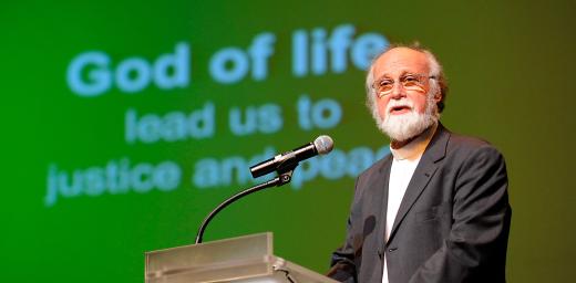 Opening of the Assembly by Rev. Dr Walter Altmann, WCC moderator. Photo: Peter Williams/WCC