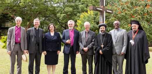 Lutheran Bishop Dr Matti Repo (far left) with other ecumenical guests at the 16th Anglican Consultative Council meeting in Lusaka, Zambia. Photo: ACNS