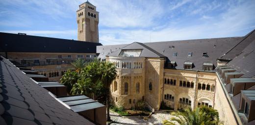 Augusta Victoria Hospital, a specialized cancer care center on the Mount of Olives in East Jerusalem. Photo: LWF/M. Renaux
