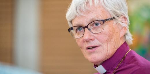 Rev. Dr Antje JackelÃ©n, Archbishop of the Church of Sweden and LWF Vice-President for the Nordic region. Photo: LWF/A.Hillert