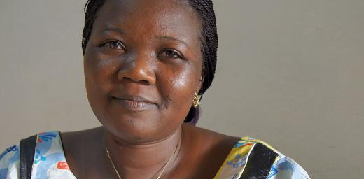 Deena Houmhisna, a psychosocial worker with LWF Chad, supports people who have seen unimaginable things. Photo: LWF Chad