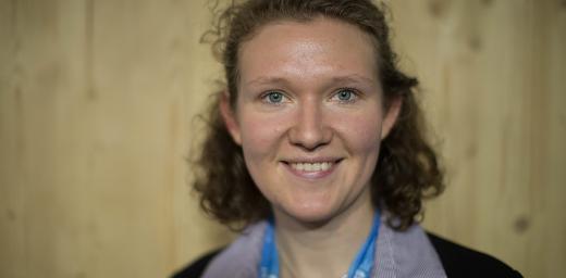 Helena Funk, Evangelical-Lutheran Church of Northern Germany, is one of ten young adults from the European and Asia region that form the COP23 delegation in Bonn, Germany. Photo: WCC/ Sean Hawkey