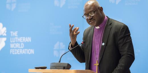 LWF President Archbishop Dr Panti Filibus Musa. Photo: LWF/Albin Hillert