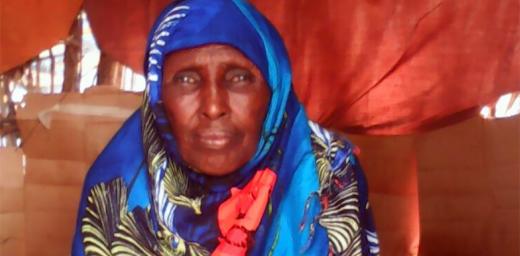 Khadija in her home. Photo: LWF Kenya-Djibouti 