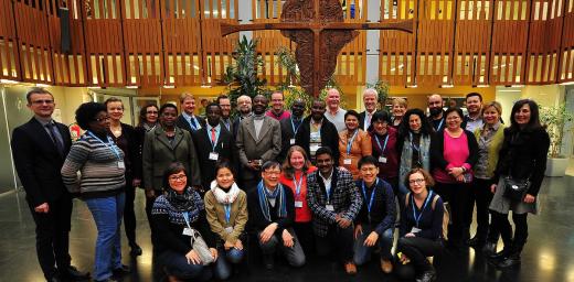 LWF lay leaders: studying Lutheran theology at historical sites of the Reformation and experiencing the worldwide church community. January 2017. Photo: LWF/M. Renaux
