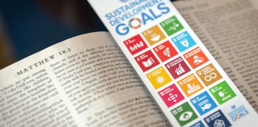The LWF âWaking the Giantâ initiative anchors its work on the SDGs in the bible. Photo: LWF/S.Gallay