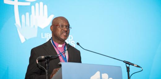 Rev. Dr Panti Filibus Musa, Archbishop of the Lutheran Church of Christ in Nigeria, President of The Lutheran World Federation. Photo: LWF/Albin Hillert