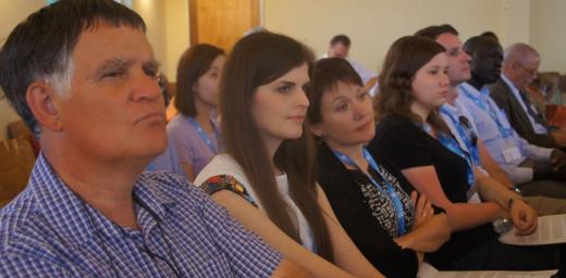 Participants at LWF's conference, 