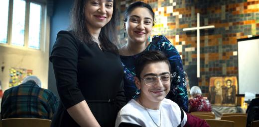 The Tamrazyan family arrived in the Netherlands from Armenia nine years ago. Photo: Peter Wassing