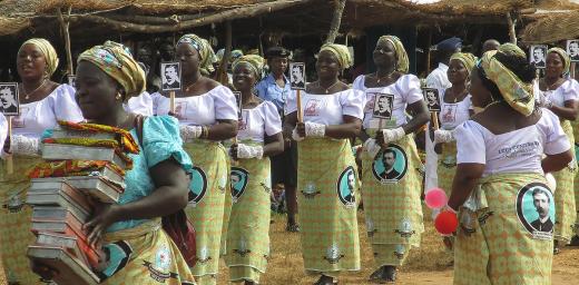 A group of LCCN women during the centennial of the church. Photo: LWF/ LCCN/ Felix Samari 