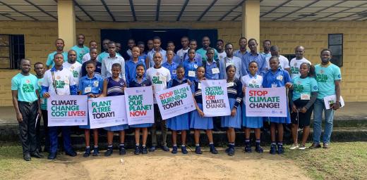 Participants of the climate sensitization seminar of the LCN youth. Photos: LCN