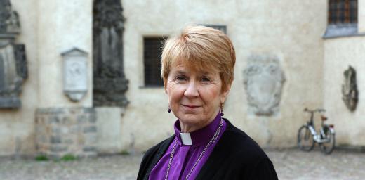 Bishop Deborah Hutterer of the Grand Canyon Synod, Evangelical Lutheran Church in America. In this Voices from the Communion interview, she talks about the churchâs ministry of serving migrants, changing populist rhetoric, and being open to change. Photo: LWF/A.WeyermÃ¼lle