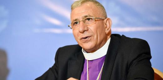 10 May 2017, Windhoek, Namibia: Twelfth Assembly news conference with Lutheran World Federation president bishop Munib Younan from the Evangelical Lutheran Church in Jordan and the Holy Land. Photo: LWF/Albin Hillert)