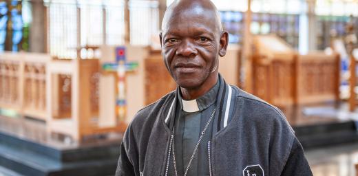 Rev. Joseph Ngoé, President, Evangelical Lutheran Church in the Central African Republic. Photo: LWF/S. Gallay