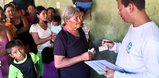 Humanitarian work in the indigenous communities of Pepeina, Wakajara de la Horqueta and Winamorena in the Municipality of Pedernales, Delta State - Venezuela. Photo: LWF Colombia-Venezuela