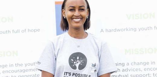 LWF Council member Ms Phiona Uwase, Lutheran Church of Rwanda, is a volunteer at the It’s Possible Foundation in Kigali. She is one of the 37 people who have completed the LWF training on theology, gender justice, and leadership education. Photo: Private