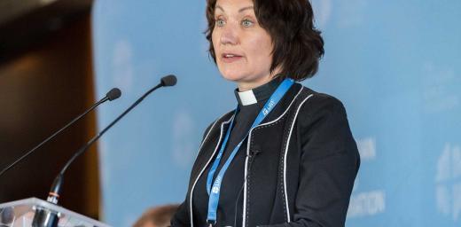 Rev. Dr Anne Burghardt, General Secretary of the LWF. Photo: LWF/Albin Hillert