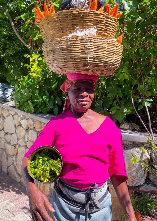 Ms Cherismene Done, a “Madan Sara” in Haiti. Photo: LWF/ P. Raymond