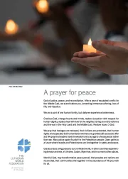 A Prayer for Peace